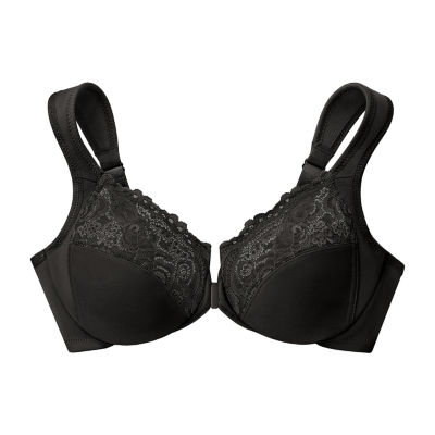 Glamorise Elegance Wonderwire® Front-Close Full Coverage Underwire Unlined Full Coverage Bra 1245
