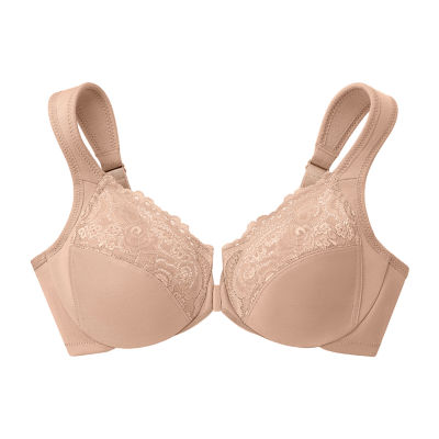 Glamorise Elegance Wonderwire® Front-Close Underwire Unlined Full Coverage Bra 1245