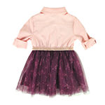 Lilt Toddler Girls 3/4 Sleeve Tutu Dress