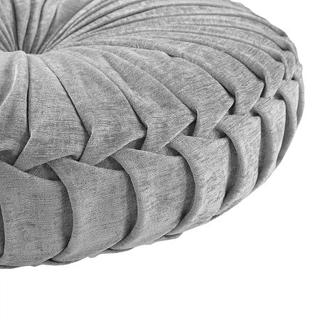 Intelligent Design Lara Dia Floor Pillow, One Size, Gray