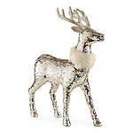 North Pole Trading Co. Chateau Sequin Reindeer Christmas Figurines Collection