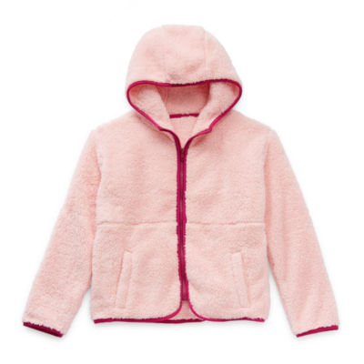 Xersion Little & Big Girls Minky Fleece Zipper Hoodie