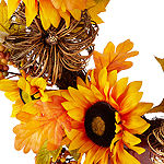 Layerings Autumn Market 22" Sunflower Wreath