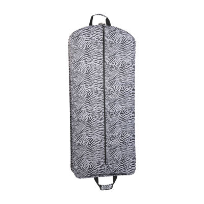 WallyBags 42 Premium Travel Garment Bag with Shoulder Strap & Pockets, Black
