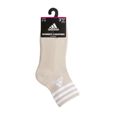 Adidas 3 Pair Quarter Socks Womens