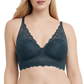 Curvy Couture Luxe Lace Wireless Bralette - 1348