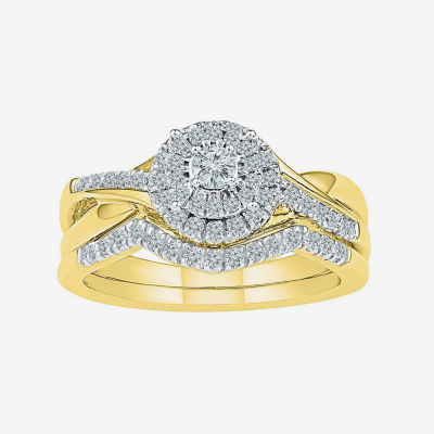 Womens / CT.T.W. Natural Diamond 10K Gold Bridal Set