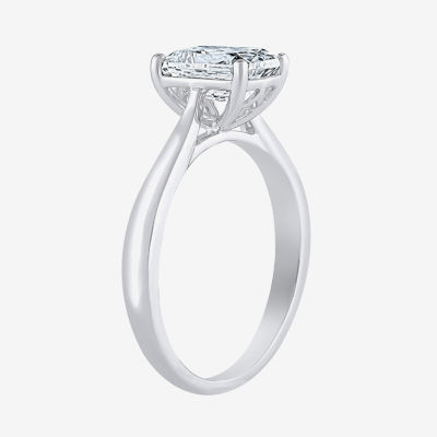 G / Vs2) Womens /2 CT. T.W. Lab Grown White Diamond 14K Gold Solitaire Engagement Ring