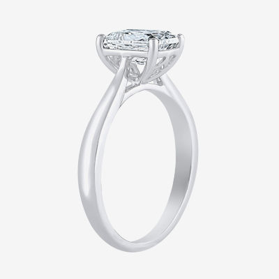 1 1/2 CT. Lab-Grown (G / VS2)  Diamond 14K Gold Radiant-Cut Solitaire Engagement Ring