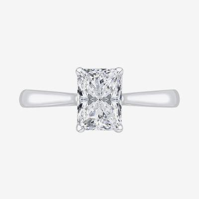 G / Vs2) Womens /2 CT. T.W. Lab Grown White Diamond 14K Gold Solitaire Engagement Ring