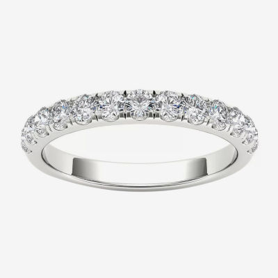 2MM 1/ CT. T.W. Natural White Diamond 14K Gold Wedding Band