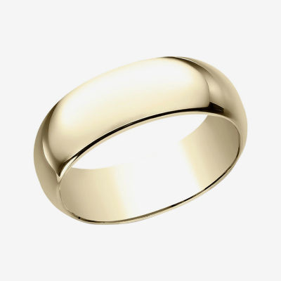 8MM 14K Gold Wedding Band