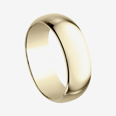 8MM 14K Gold Wedding Band