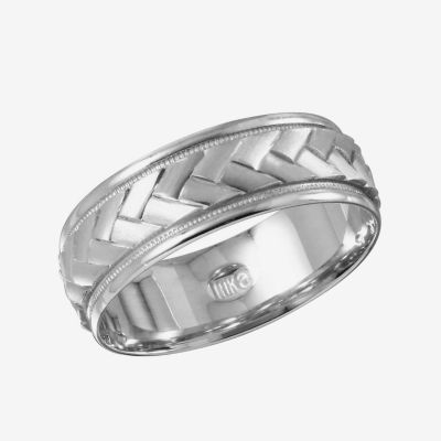 Mens 14K Gold Wedding Band