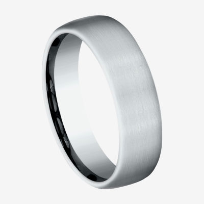 MODERN BRIDE 6.5MM 10K White Gold Wedding Band