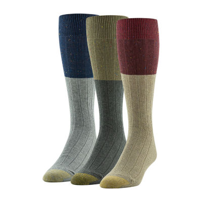 Gold Toe Hampton 3 Pair Crew Socks Mens