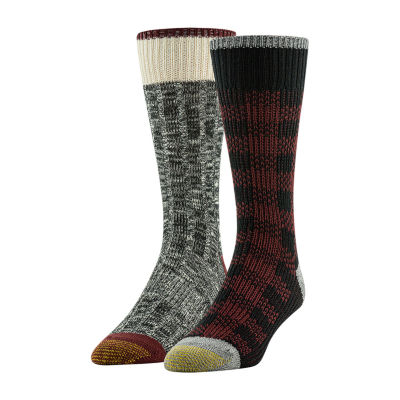 Gold Toe 2 Pair Crew Socks Mens