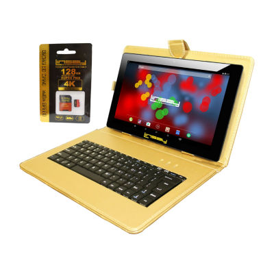 Linsay 10.1" 32GB Storage Android 12 Tablet With Golden Key And 128GB Micro SD"