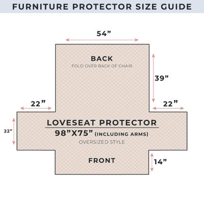 Linery Medallion Loveseat Protector