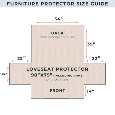 Linery Medallion Loveseat Protectors