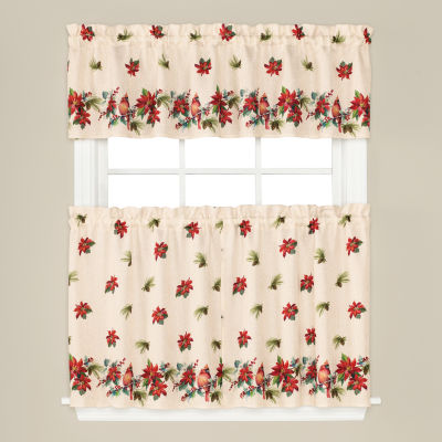 Saturday Knight Holiday Elegance Rod Pocket Window Tier