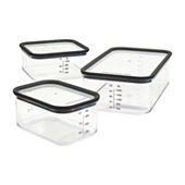 Mason Craft and More 24 oz. Food Storage Container - Set of 3 - 20339932