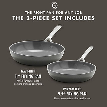 GP5 Stainless Steel 10 and 12 Frypan Set