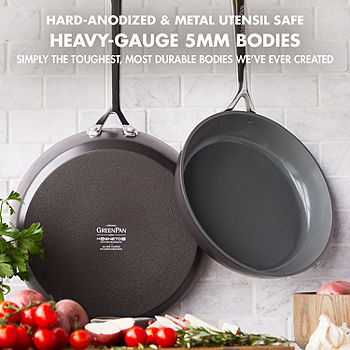 Greenpan GP5 Cocoa Hard-Anodized Ceramic Non-Stick 14-Piece Cookware Set +  Reviews