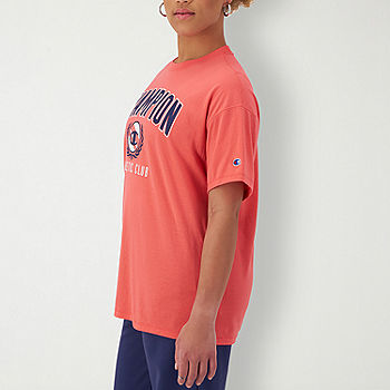 Champion Womens Crew Neck Short Sleeve Graphic T-Shirt, Color: High Tide  Coral - JCPenney | Sport-T-Shirts