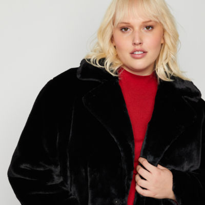 Fur deals coat jcpenney