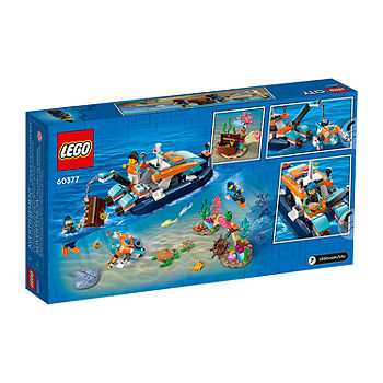 LEGO City Explorer Diving Boat Ocean Building Toy Set 60377
