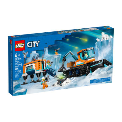 LEGO City Exploration Arctic Explorer Truck And Mobile Lab 60378 Building Set (489 Pieces)