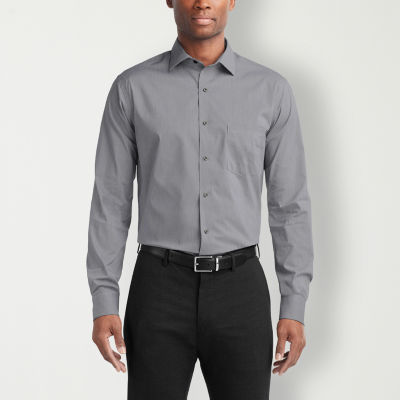 Van Heusen Wrinkle Free Poplin Long Sleeve Shirt 