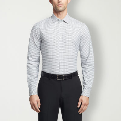 Van Heusen Slim Ultra Flex Mens Fit Stretch Fabric Wrinkle Free Long Sleeve Dress Shirt