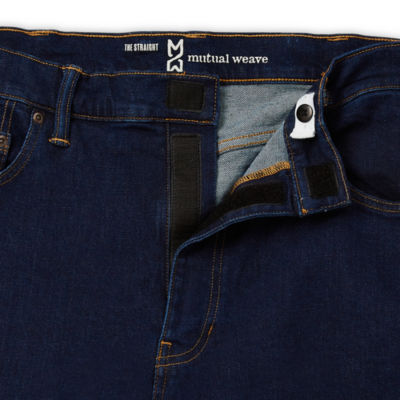 mutual weave Adaptive Big and Tall Mens Tapered Leg Regular Fit Jeans