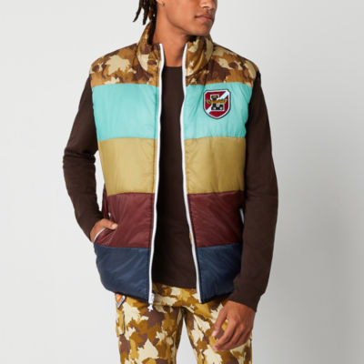 Colorblock Reversible Puffer Jacket