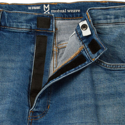 mutual weave Adaptive Big and Tall Mens Tapered Leg Regular Fit Jeans