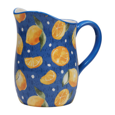 Certified International Lemonade Serving Pitcher 29161, Color Blue JCPenney