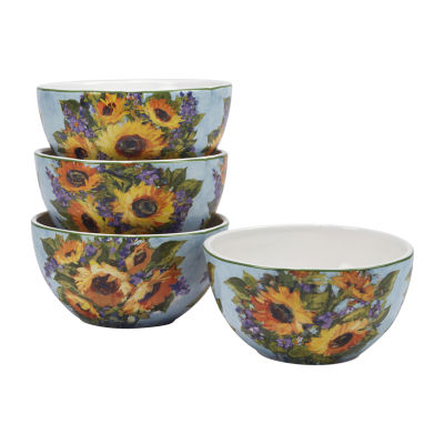 Certified International Sunflower Bouquet 16-pc. Earthenware Dinnerware Set