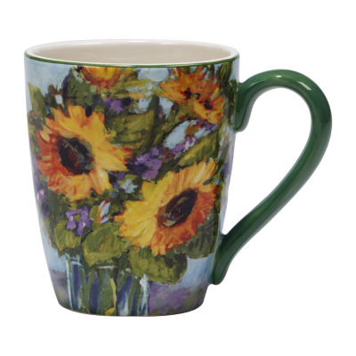 Certified International Sunflower Bouquet 4-pc. Coffee Mug