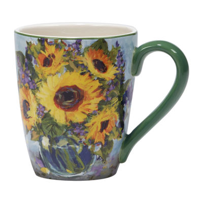 Certified International Sunflower Bouquet 4-pc. Coffee Mug