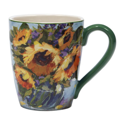 Certified International Sunflower Bouquet 4-pc. Coffee Mug