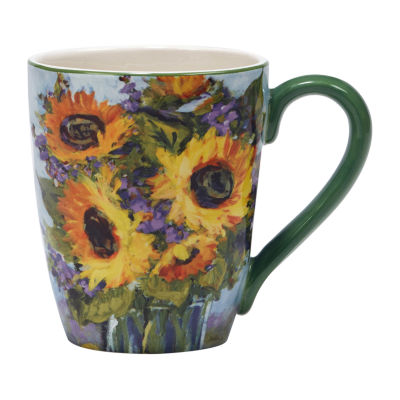 Certified International Sunflower Bouquet 4-pc. Coffee Mug