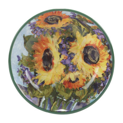 Certified International Sunflower Bouquet 4-pc. Earthenware Soup Bowl