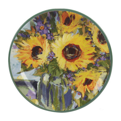 Certified International Sunflower Bouquet 4-pc. Earthenware Soup Bowl