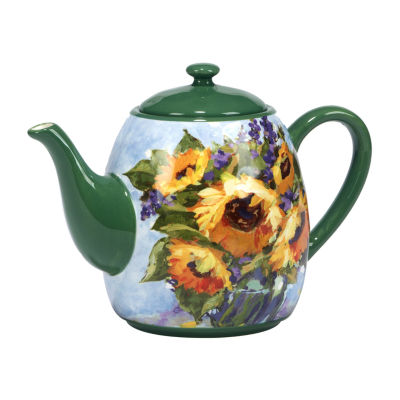 Certified International Sunflower Bouquet Teapot