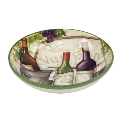 Certified International Meadow Brook Vineyard Serving Bowl