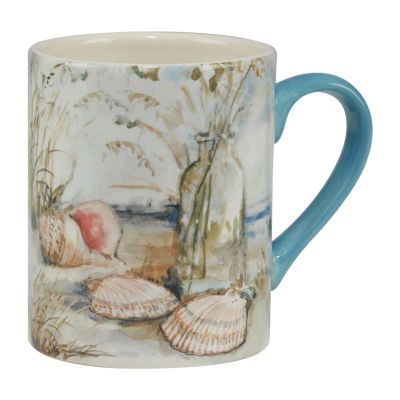 Certified International Coastal Landscape 4-pc. Coffee Mug