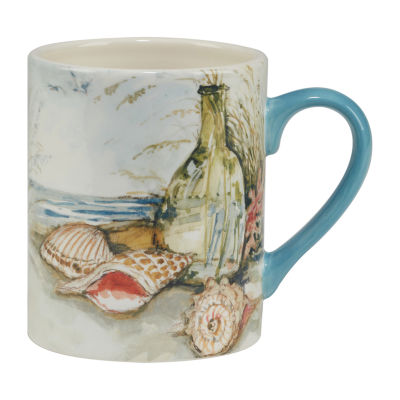 Certified International Coastal Landscape 4-pc. Coffee Mug