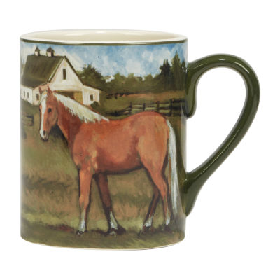 Certified International York Stables 4-pc. Coffee Mug